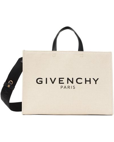Givenchy ミディアム G トートバッグ - ナチュラル