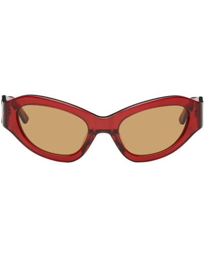 Eckhaus Latta Ssense Exclusive 'the Bug' Sunglasses - Black