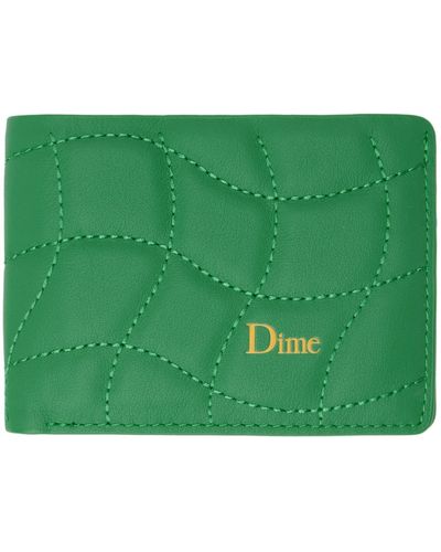 Dime Quilted Bifold Wallet - Green