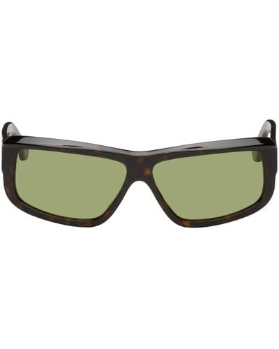 Marni Lunettes de soleil Annapuma Circuit écailles de tortue - Vert