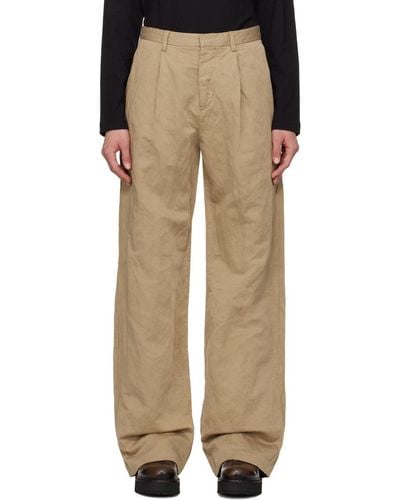 R13 Damon Trousers - Natural