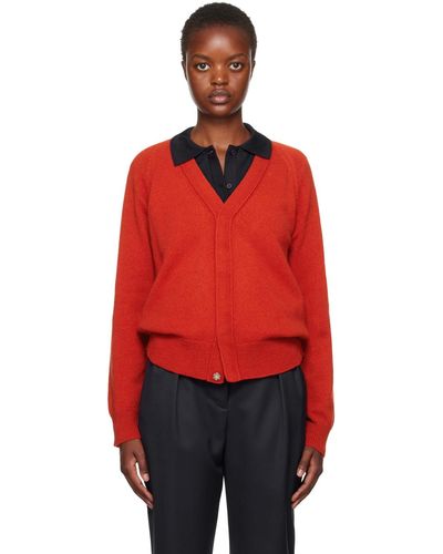 A.P.C. Cardigan mary rouge