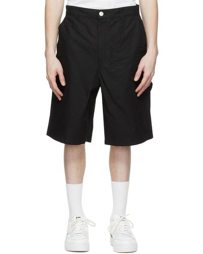 Ami Paris Cotton Shorts - Black