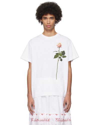 Simone Rocha T-shirt blanc à image e