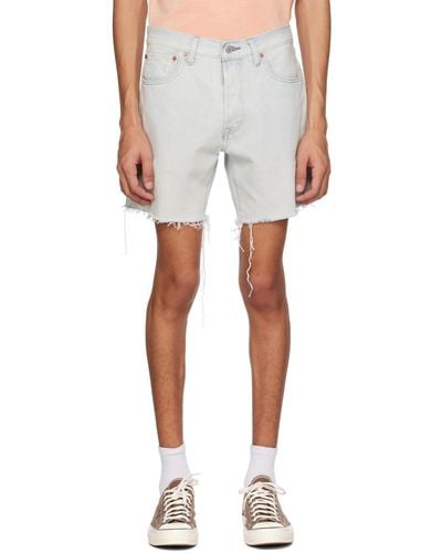 Levi's Blue 501 '93 Shorts - White