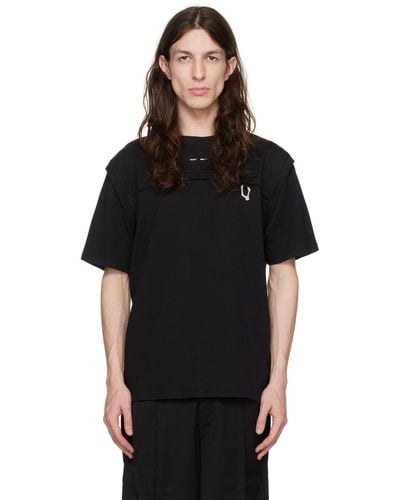 HELIOT EMIL Muster T-shirt - Black