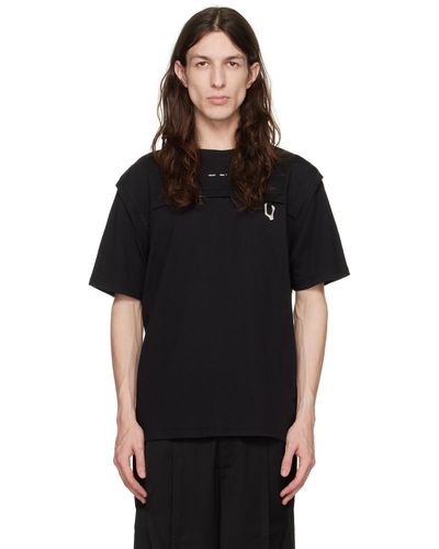HELIOT EMIL T-shirt muster noir