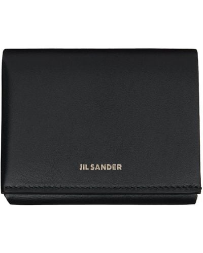 Jil Sander Black Origami Wallet