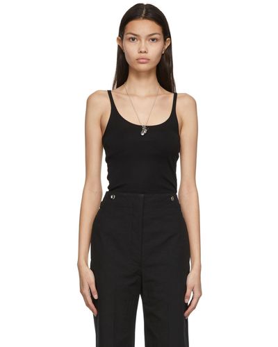 Lemaire Second Skin Tank Top - Black