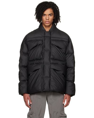 Rains Harbin Puffer Jacket - Black