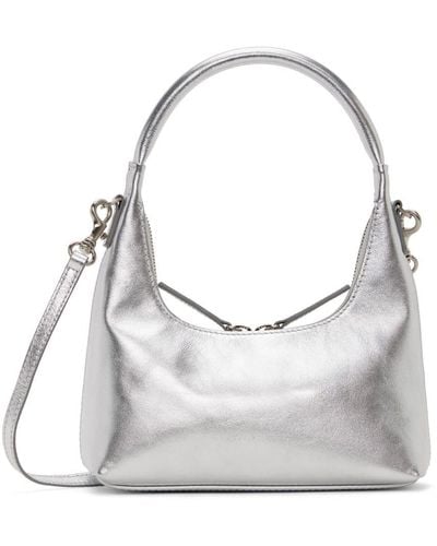 Marge Sherwood Silver Mini Strap Bag - White