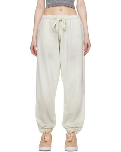 Guess USA Off- Relaxed Lounge Pants - Natural
