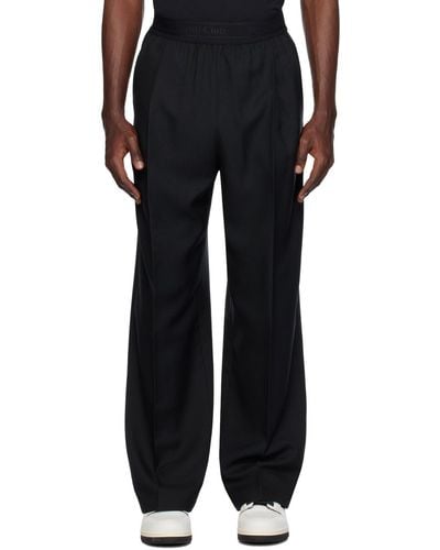 Stockholm Surfboard Club Relaxed-Fit Trousers - Black