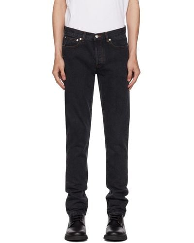 A.P.C. . Black Petit New Standard Jeans