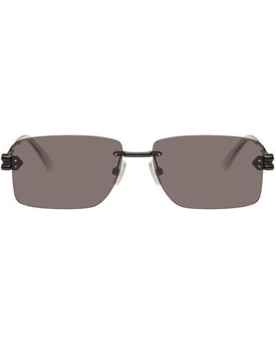 Bottega Veneta Black Square Sunglasses