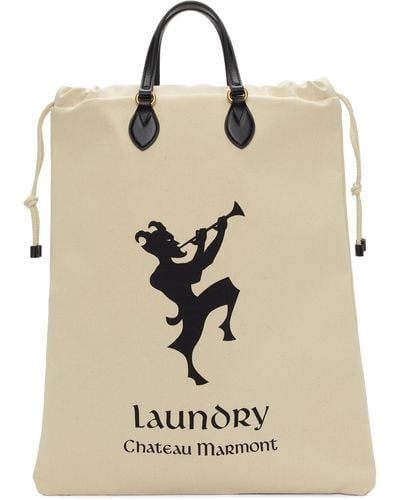 Gucci White 'chateau Marmont' Laundry Tote