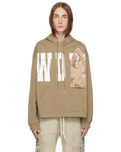 Who Decides War Patch Hoodie - Natural
