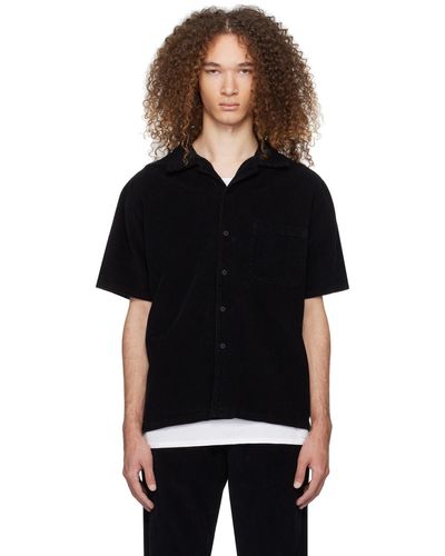 Les Tien Buttoned Shirt - Black