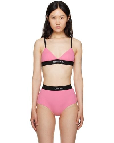Tom Ford Pink Signature Bra - Red