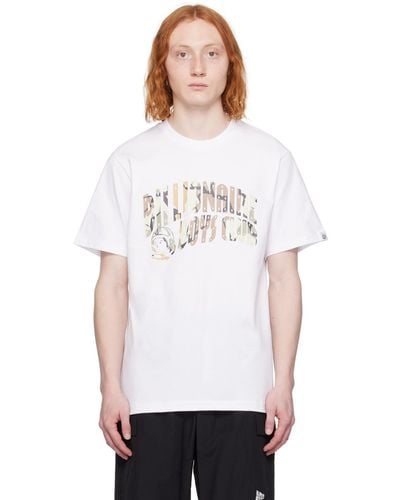 BBCICECREAM ホワイト Camo Arch ロゴ Tシャツ