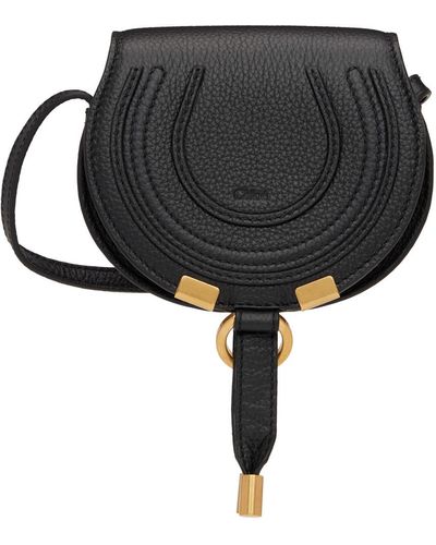 Chloé Nano sac sellier marcie noir