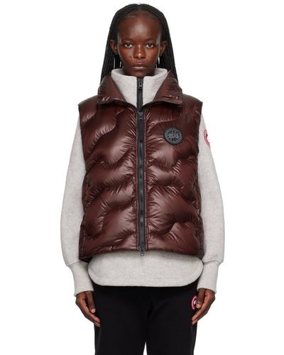 Canada Goose Red Cypress Down Vest - Brown