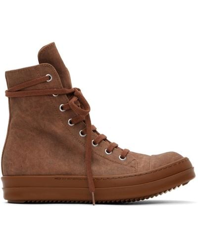 Rick Owens Sneaks Sneakers - Brown