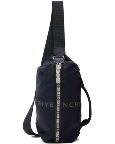 Givenchy G-zip Bum Pouch - Blue