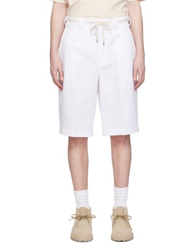 Drole de Monsieur Drawstring Shorts - White