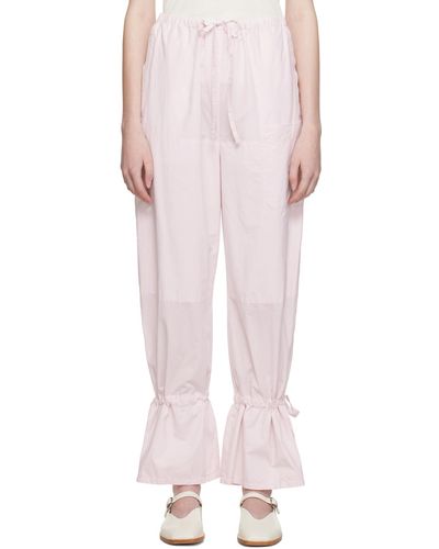 Lemaire Pink Parachute Lounge Trousers