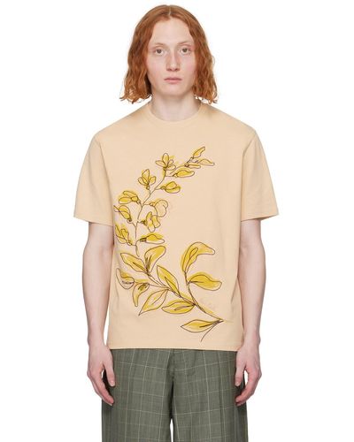 Paul Smith Beige Laurel T-shirt - Natural