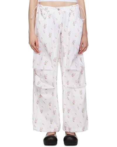 TheOpen Product Flower Lounge Trousers - White
