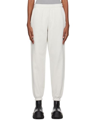 Entire studios Off- Heavy Lounge Trousers - White