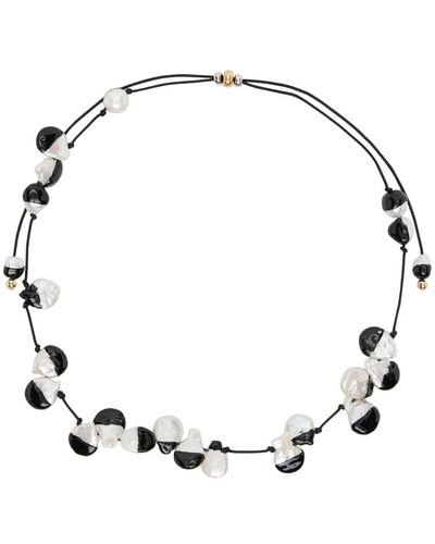 Panconesi Vacanza Pearl Necklace - Black