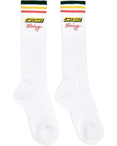 Casablanca 'racing' Socks - White