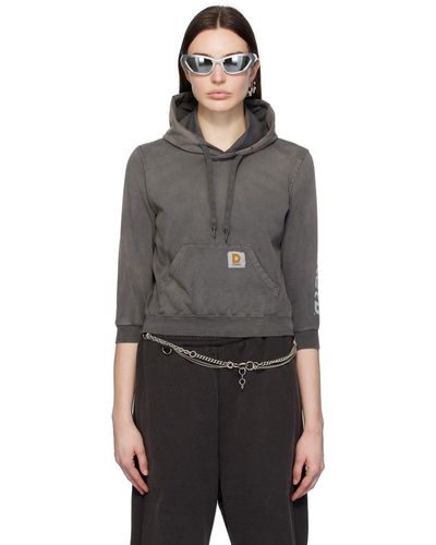 Doublet Patch Hoodie - Black