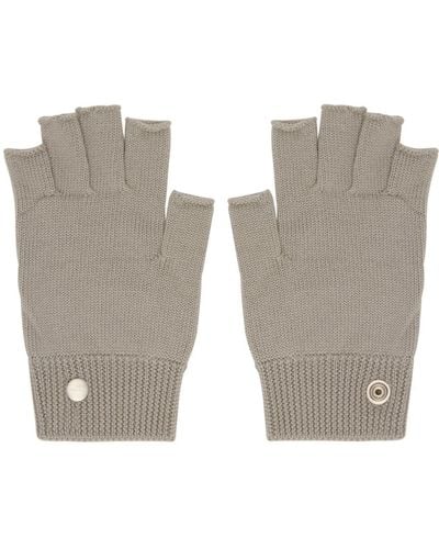 Rick Owens Off-white Fingerless Gloves