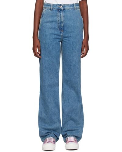 Burberry Blue Relaxed-fit Jeans