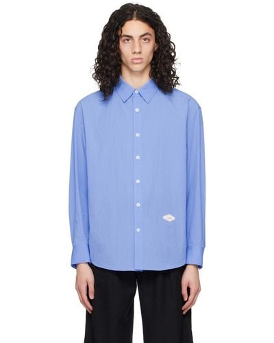 Adererror Blue Patch Shirt