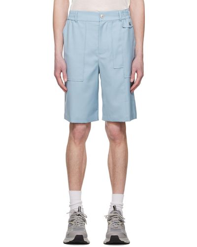 Feng Chen Wang Panel Shorts - Blue