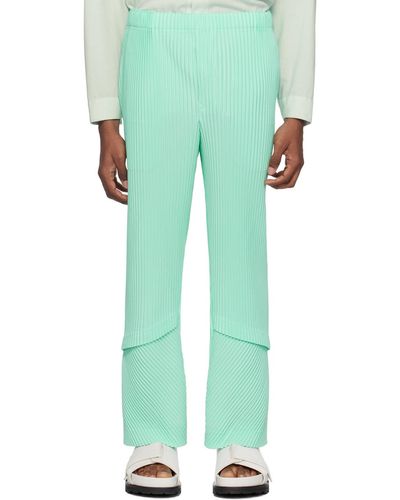 Homme Plissé Issey Miyake Homme Plissé Issey Miyake Aerial Trousers - Green