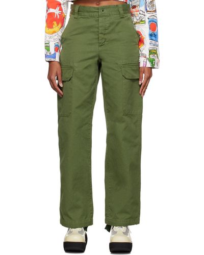 A.P.C. Jane Birkin Edition Cargo Nine Pants - Green