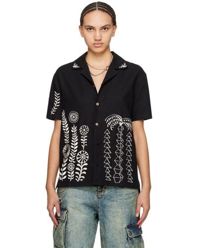 ANDERSSON BELL May Embroidery Shirt - Black