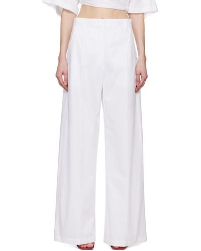Sportmax Gebe Trousers - White