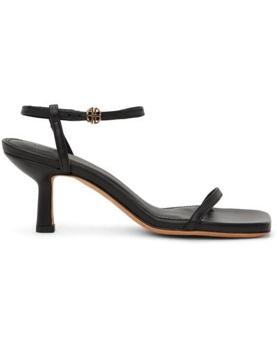 Anine Bing Invisible Heeled Sandals - Black