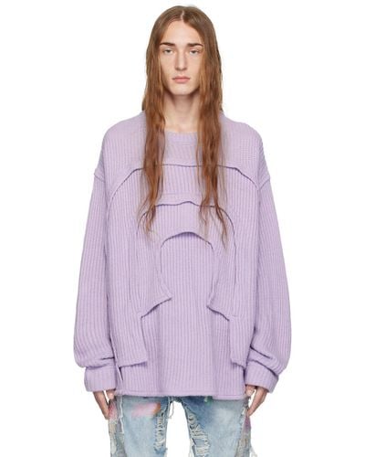 Who Decides War Laye Sweater - Purple