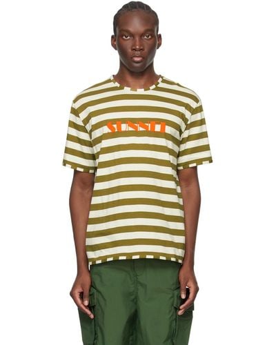 Sunnei Striped T-shirt - Multicolour