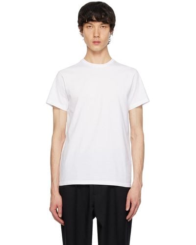 Jil Sander ホワイト Basic Tシャツ