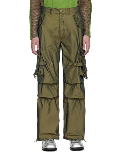 ANDERSSON BELL Loe Fatani Cargo Trousers - Green