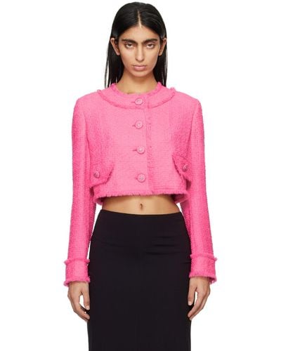 Dolce & Gabbana Dolce&gabbana Pink Raschel Jacket